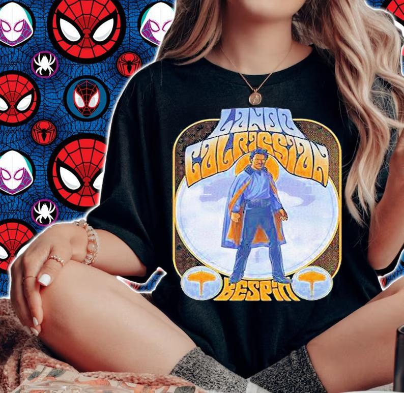 Star Wars Lando Calrissian Seventies Retro T-Shirt woman shirt