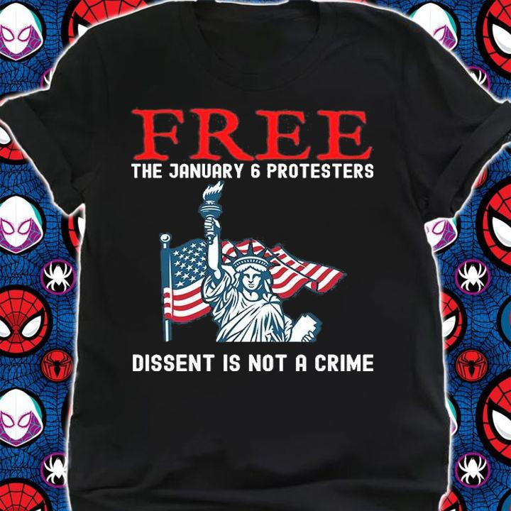 Free The January 6 Protesters Anti Biden Conservative T-Shirt