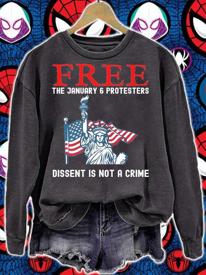 Free The January 6 Protesters Anti Biden Conservative T-Shirt