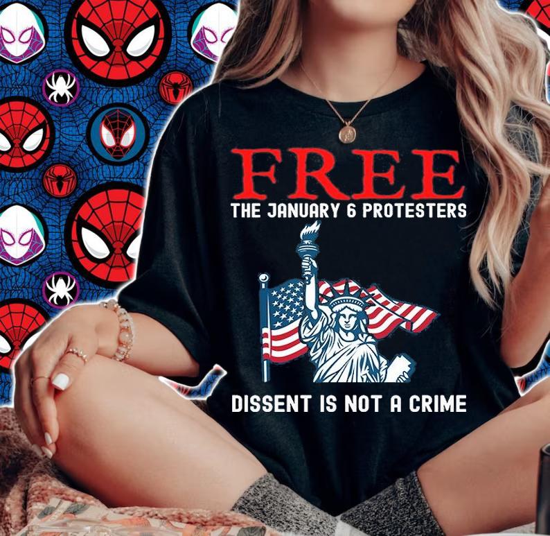 Free The January 6 Protesters Anti Biden Conservative T-Shirt