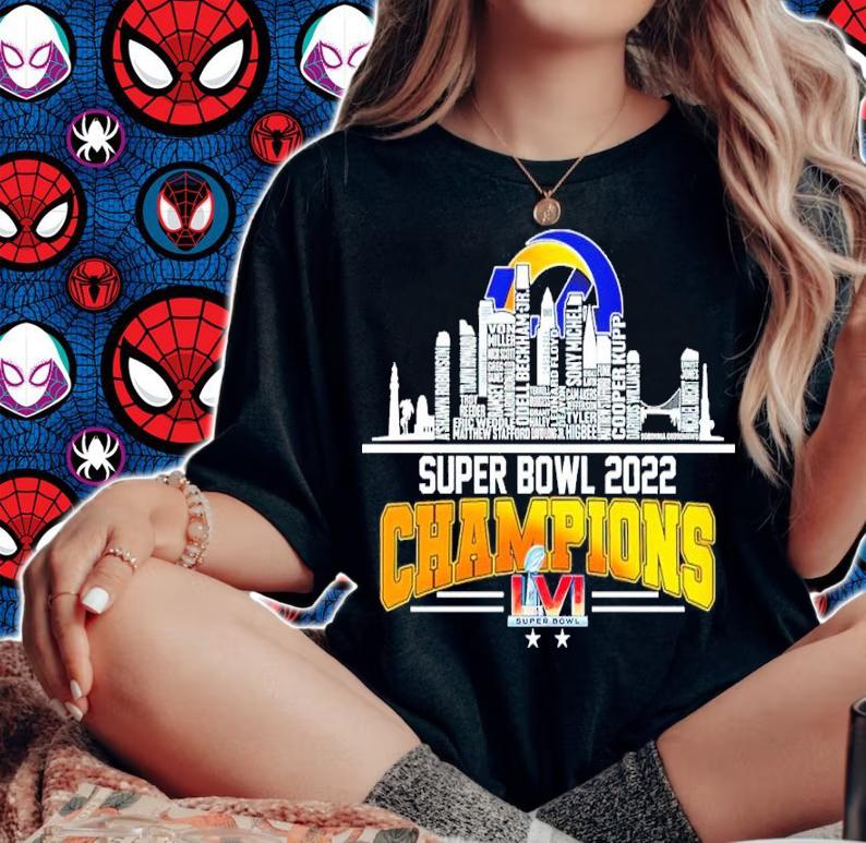 Los Angeles Rams Super Bowl 2022 Champions Shirt woman shirt
