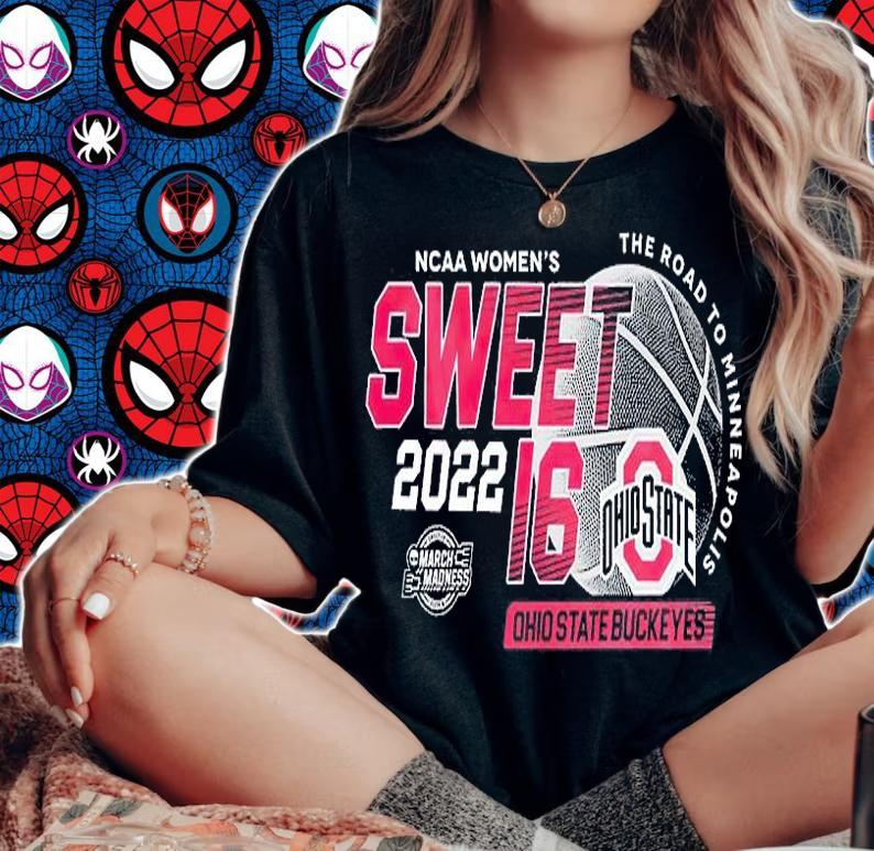 Ohio State Buckeyes NCAA Women's Basketball Sweet 16 T-Shirt woman shirt