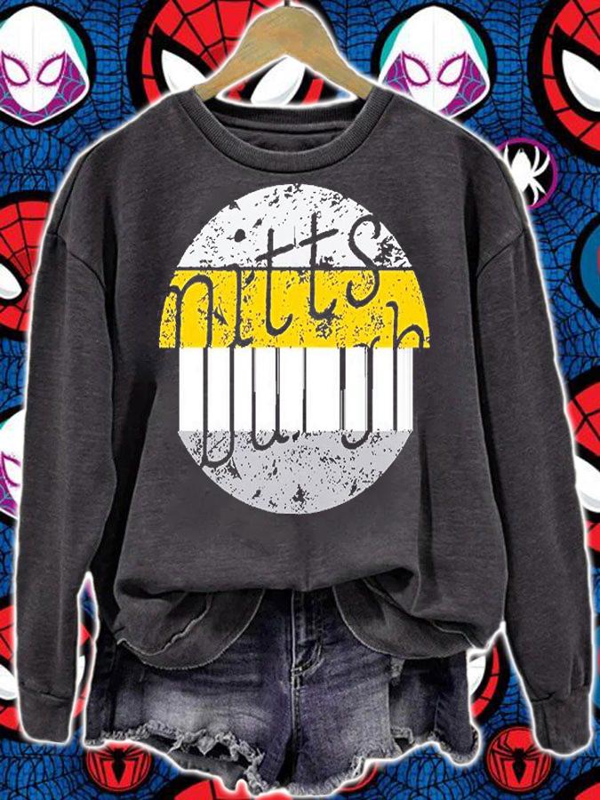 Pittsburgh Retro Fan Throwback Design T-Shirt sweatshirt