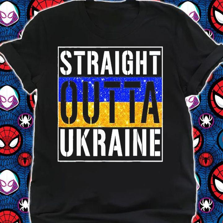 Straight Outta Ukraine Support I Stand With Ukraine T-Shirt shirt