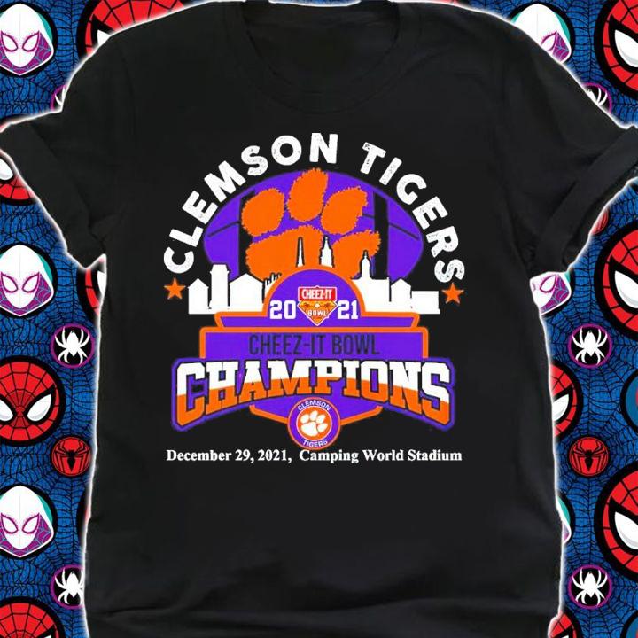 Clemson Tigers 2021 Cheez-It Bowl Champions December 29 2021 Shirt