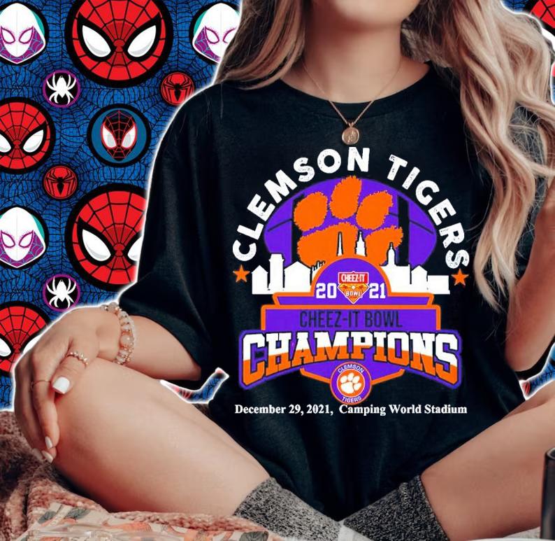 Clemson Tigers 2021 Cheez-It Bowl Champions December 29 2021 Shirt