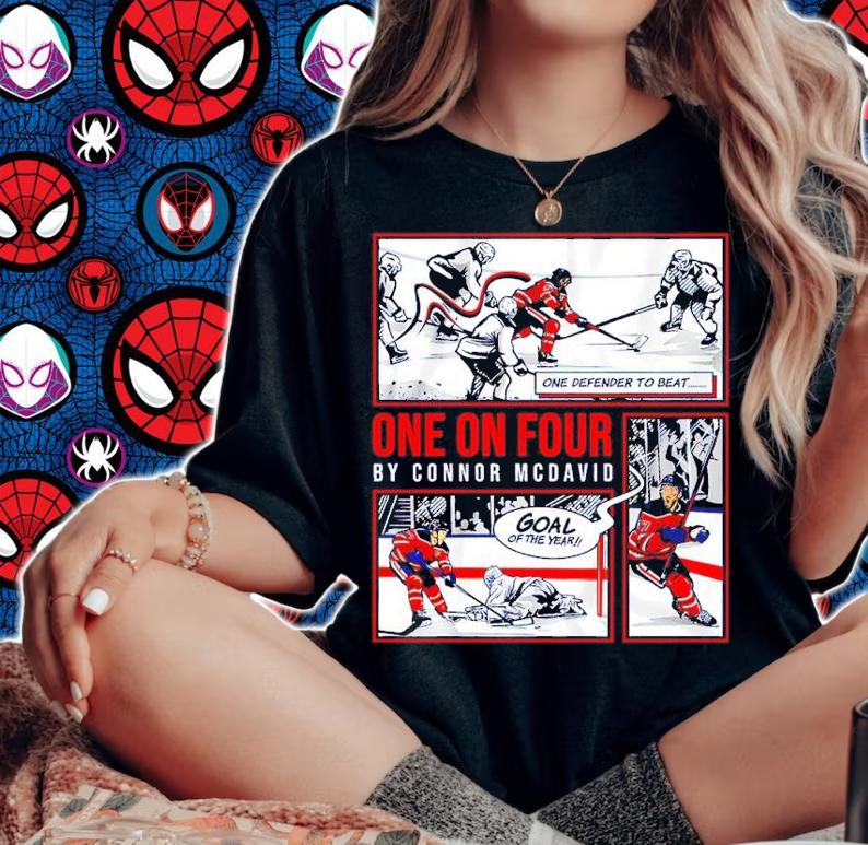 Connor Mcdavid One On Four Shirt woman shirt