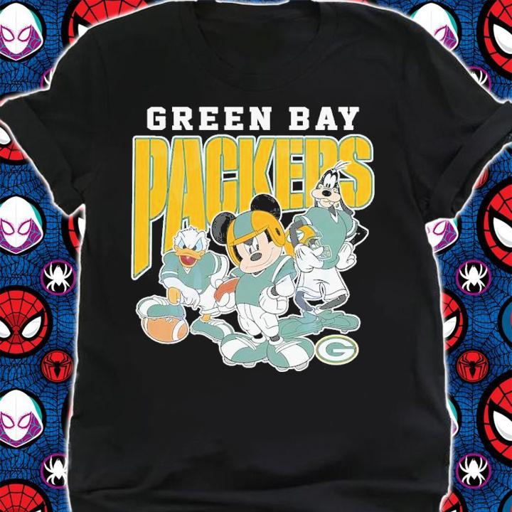 Green Bay Packers Football Disney Mickey Mouse Vintage NFL Shirt shirt