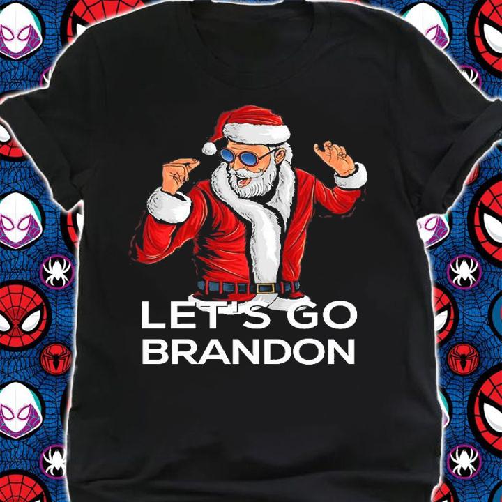 Let's Go Brandon Shirt Ugly Christmas Santa Funny Anti Biden T-Shirt shirt
