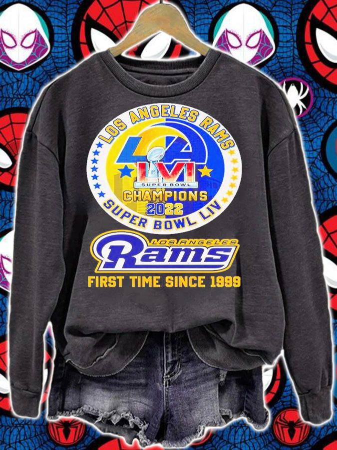 Los Angeles Rams Super Bowl Champions 2022 First Time Since 1999 T-Shirt
