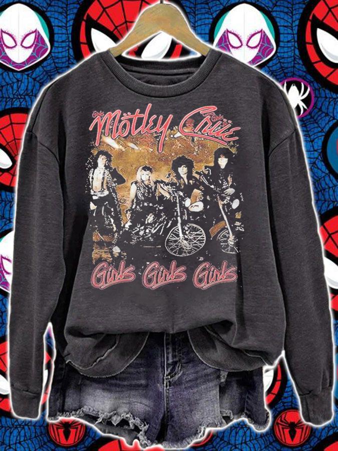 Perfect Coll Motley Crue girls girls girls T-shirt sweatshirt