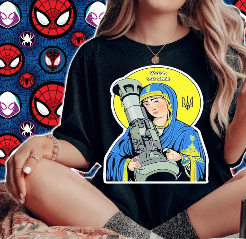 Saint NLaw Saint Javelin Ukraine T-shirt woman shirt