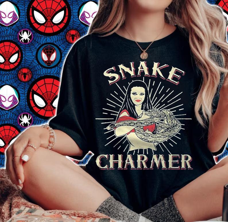 Snake Charmer Circus Party Shirt  Snake Lover Gift Circus Shirt woman shirt