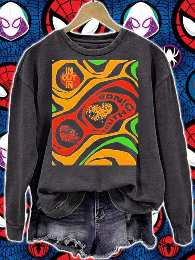 Sonic Youth Merch Spiral In Out In T-Shirt sweatshirt