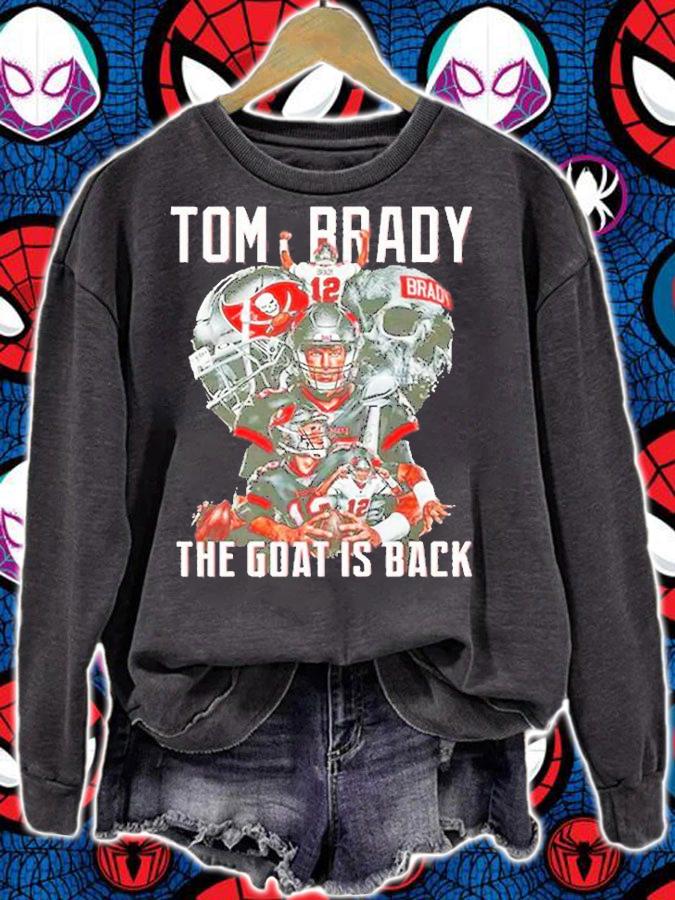Tom Brady The Goat Is Back NFL Fan Gifts T-Shirt sweatshirt
