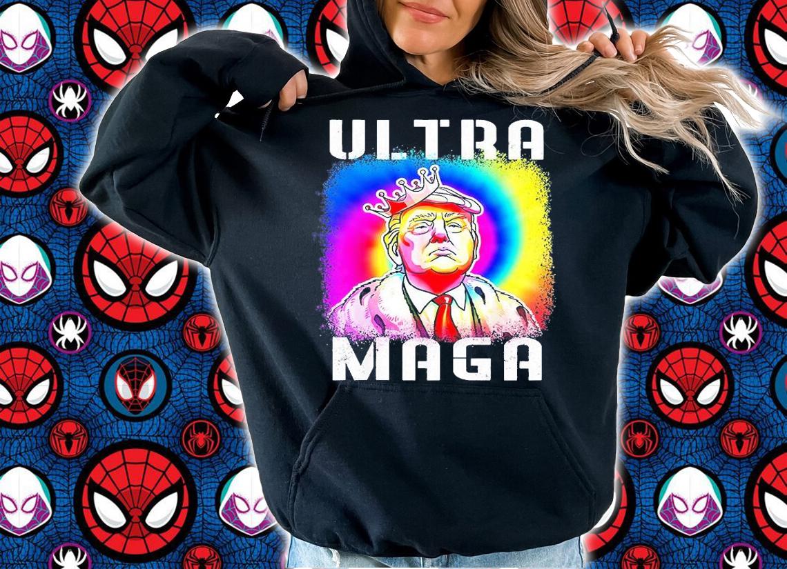 Ultra Maga Trump Tie Dye T-Shirt hoodie
