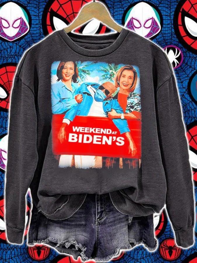 Weekend At Bidens Anti Biden Democrats T-Shirt sweatshirt