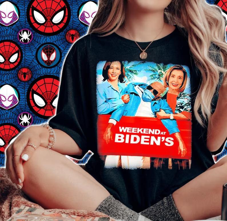 Weekend At Bidens Anti Biden Democrats T-Shirt woman shirt