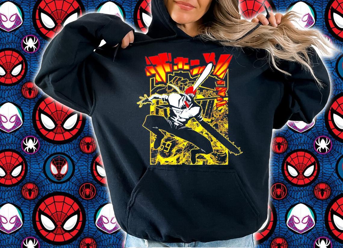 Chainsawman shirt, sweater hoodie and tank top hoodie