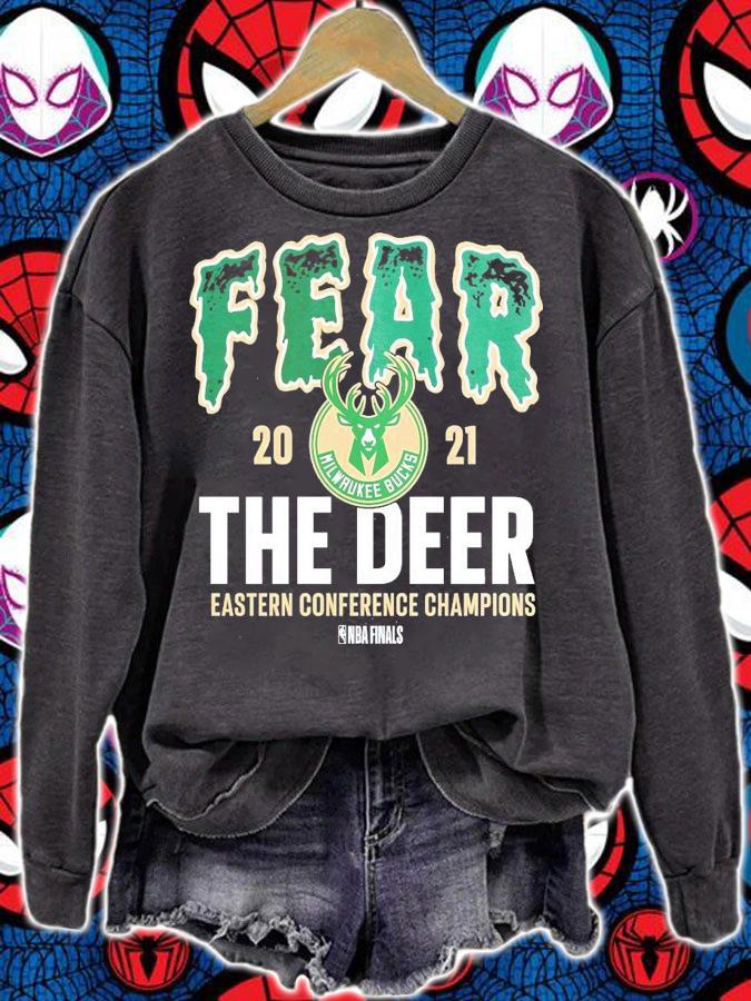 Milwaukee Bucks Fear The Deer 2021 Eastern Conference Champions shirt