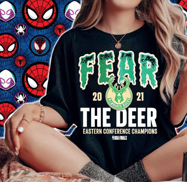 Milwaukee Bucks Fear The Deer 2021 Eastern Conference Champions shirt