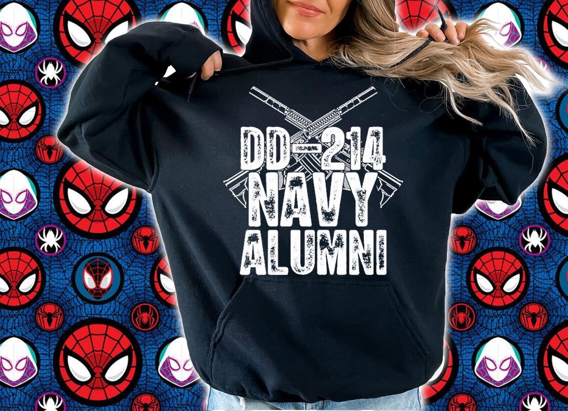 DD 214 Navy Alumni Veterans Day T-Shirt hoodie