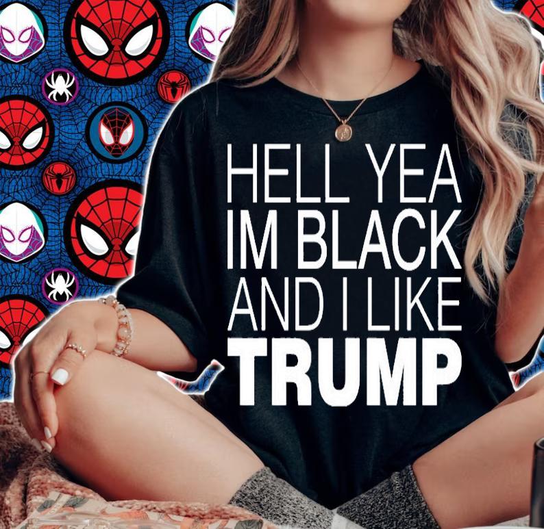 Hell Yea In Black And I Like Trump T-Shirt woman shirt