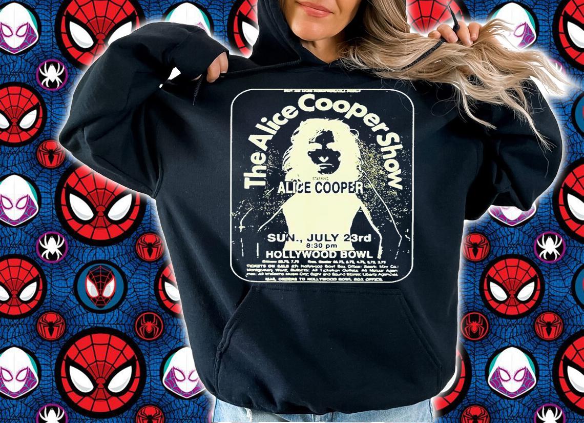 The Alice Cooper Show Alice Cooper Hollywood Bowl Concert T-shirt hoodie