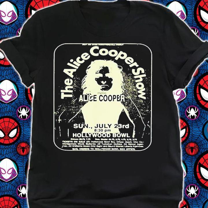 The Alice Cooper Show Alice Cooper Hollywood Bowl Concert T-shirt shirt