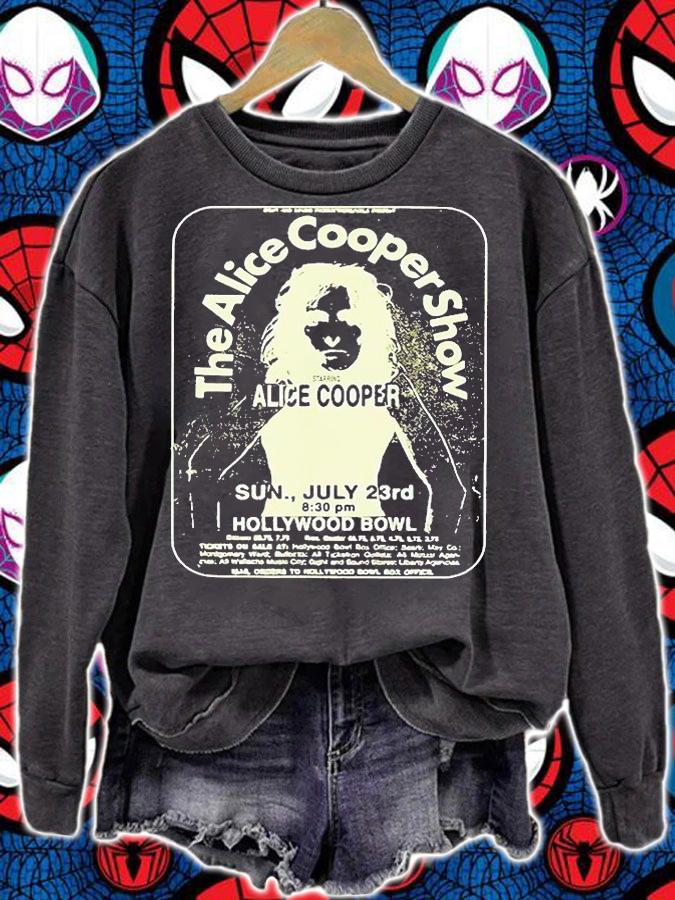 The Alice Cooper Show Alice Cooper Hollywood Bowl Concert T-shirt sweatshirt