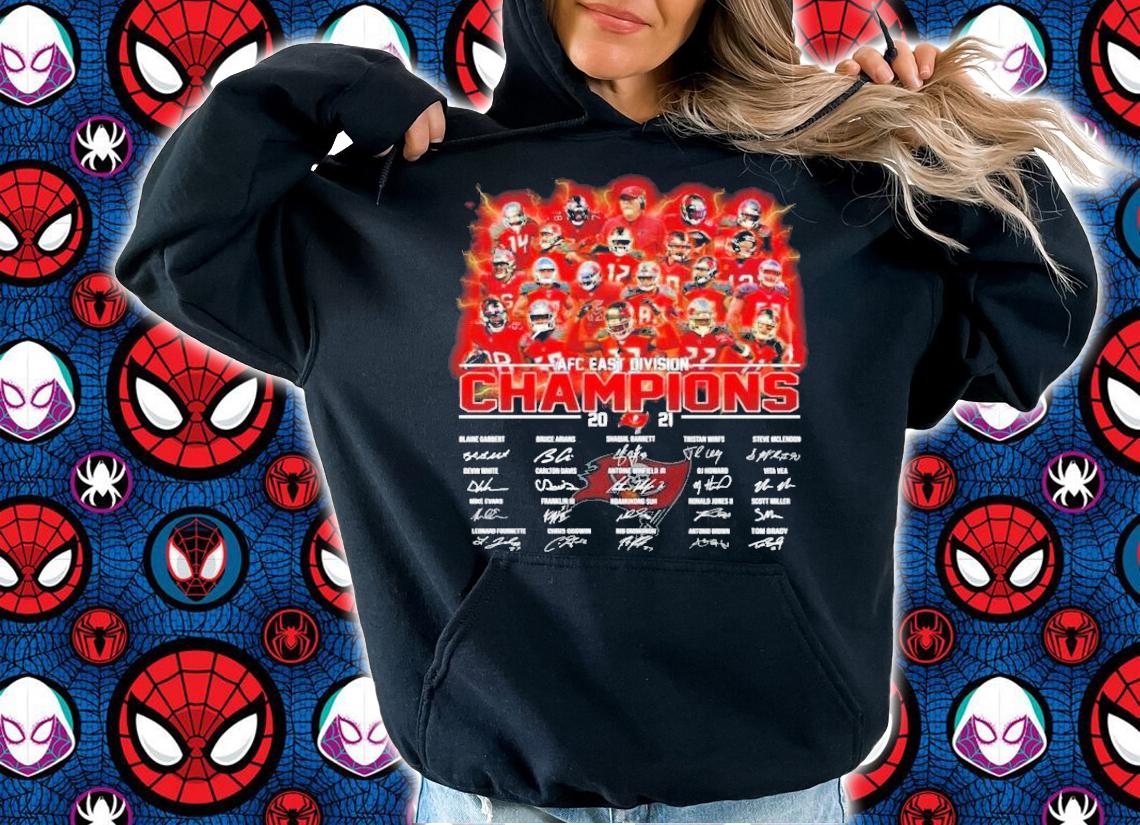 AFC East Division Champions 2021 Tampa Bay Buccaneers shirt hoodie