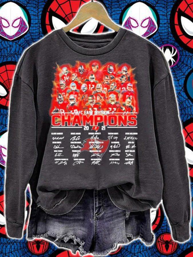 AFC East Division Champions 2021 Tampa Bay Buccaneers shirt sweatshirt
