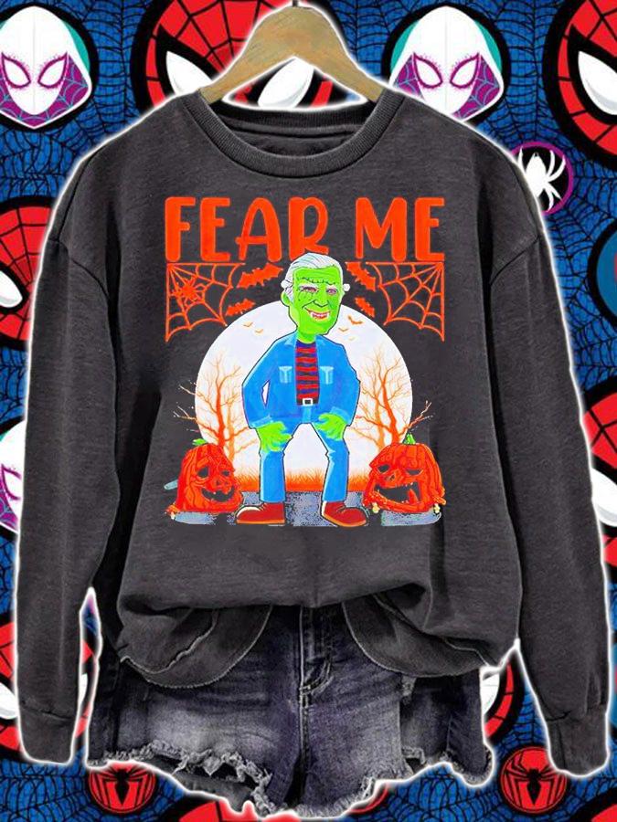 Biden Vampire Halloween fear me T-shirt sweatshirt