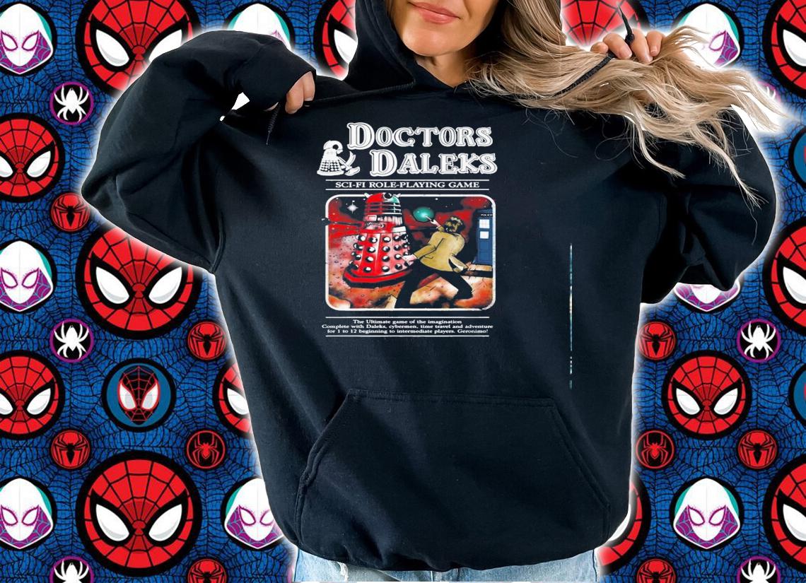 Doctors Daleks Sci Fi Role Playing Game Players Handbook Shirt.Jpg