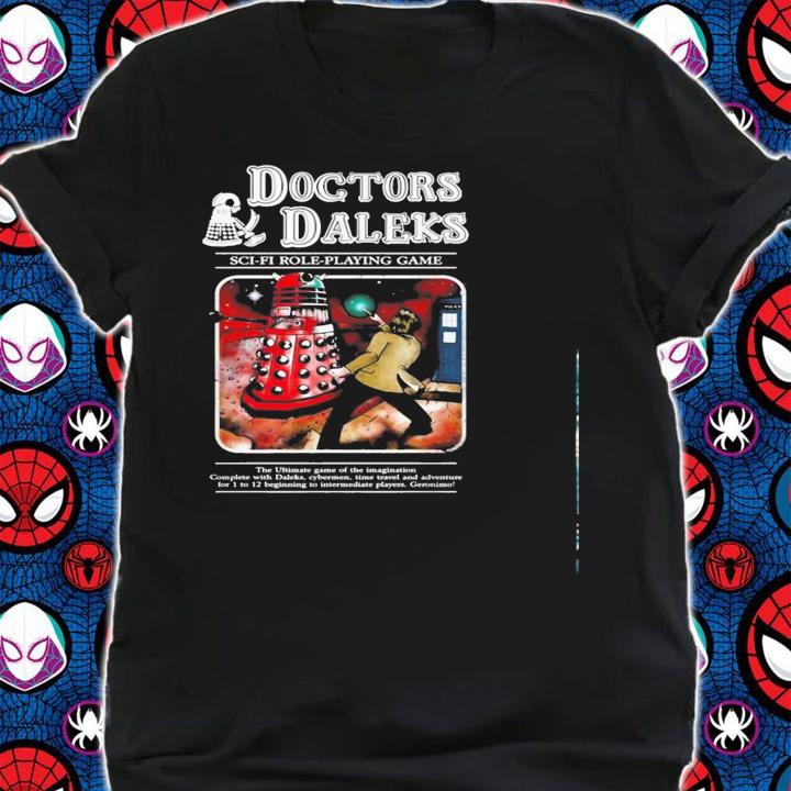 Doctors Daleks Sci Fi Role Playing Game Players Handbook Shirt.Jpg
