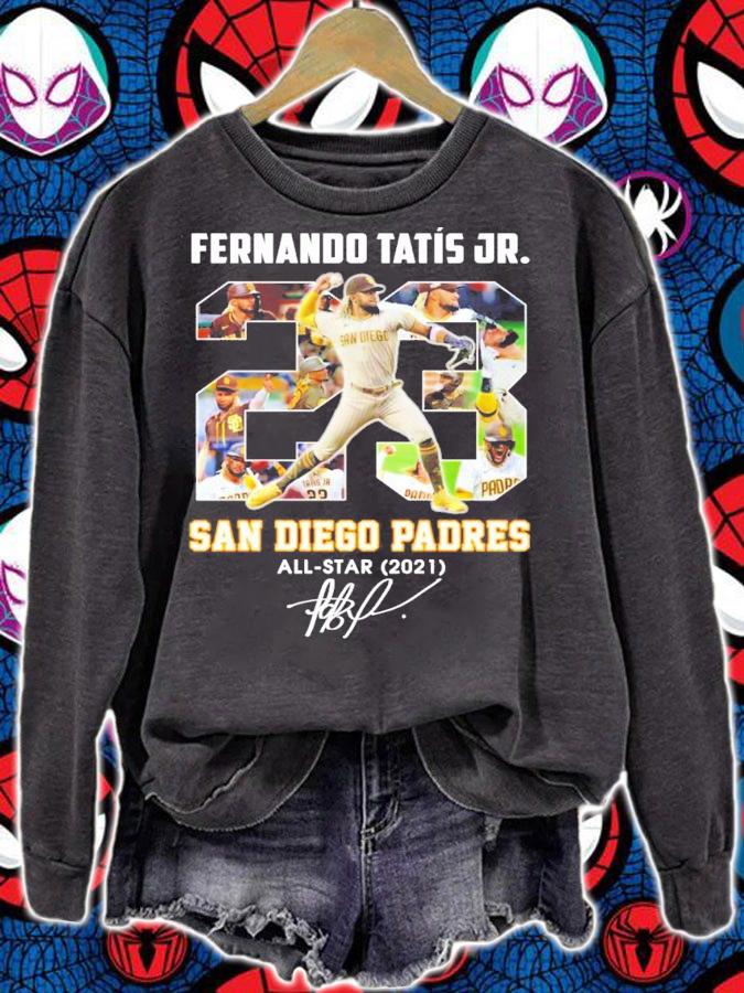 Fernando Tatis JR San Diego Padres signature shirt sweatshirt