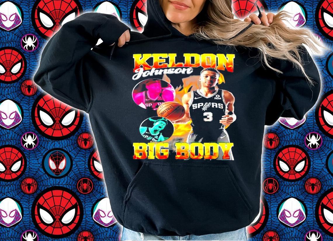 Keldon Johnson Big body basketball shirt hoodie