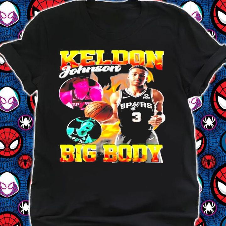 Keldon Johnson Big body basketball shirt shirt