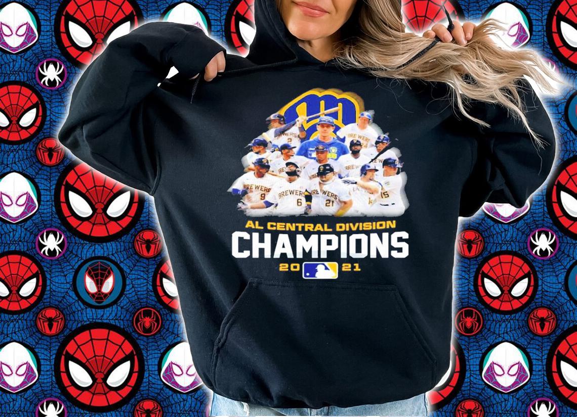 Milwaukee Brewers Al Central Division Champions 2021 shirt hoodie