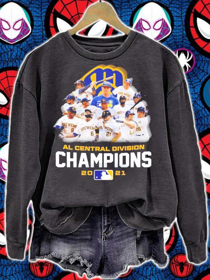 Milwaukee Brewers Al Central Division Champions 2021 shirt sweatshirt