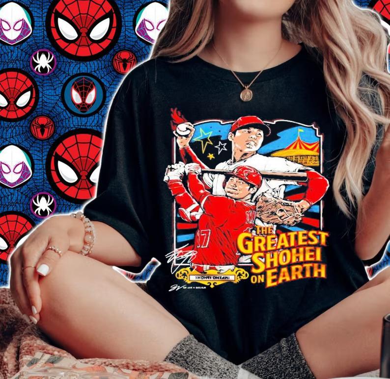 Shohei Ohtani The Greatest Shohei On Earth shirt woman shirt