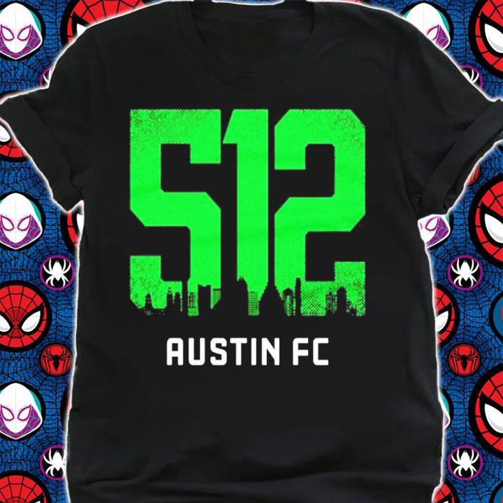 512 Austin FC Austin MLS shirt