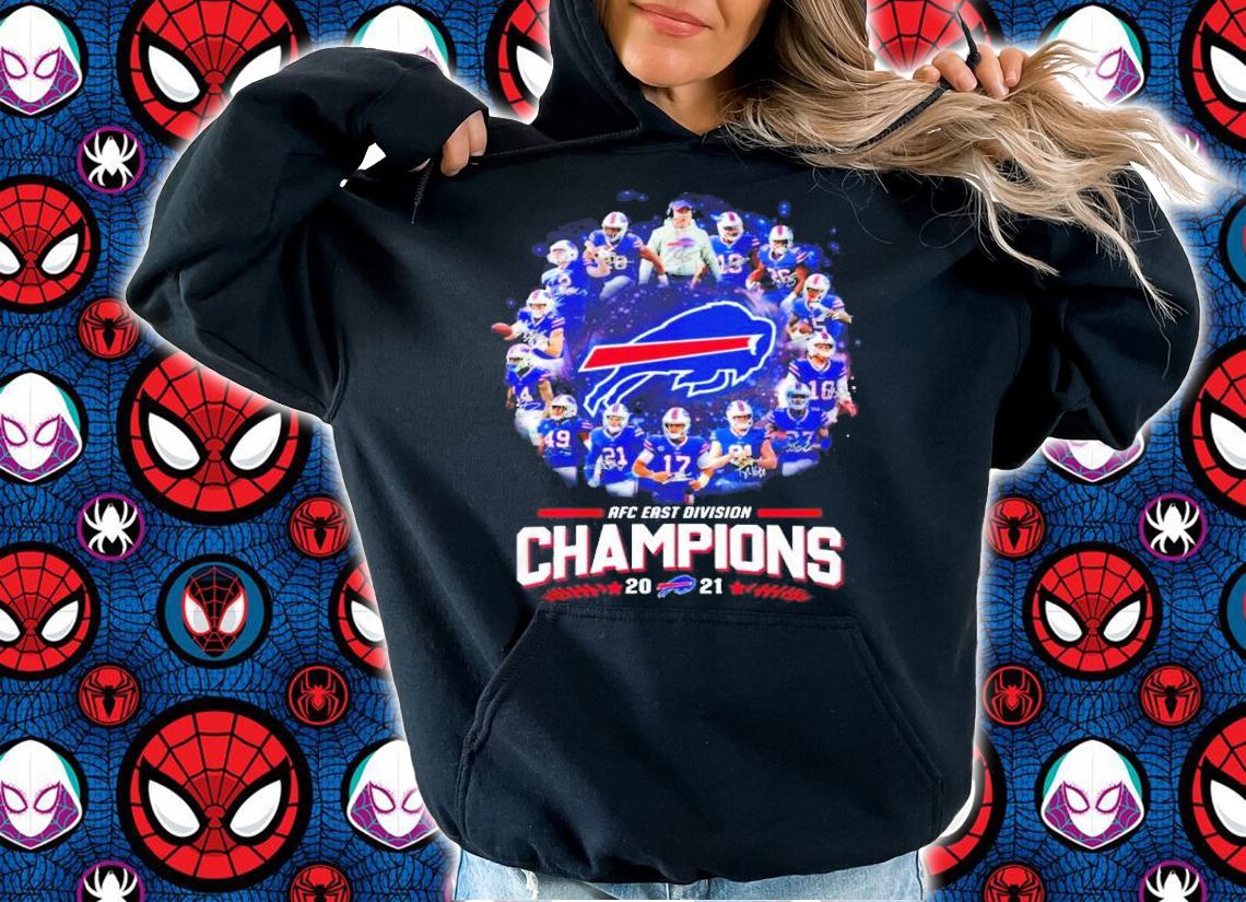 Buffalo Bills AFC East Division Champions 2021 shirt, sweater and hoodie hoodie
