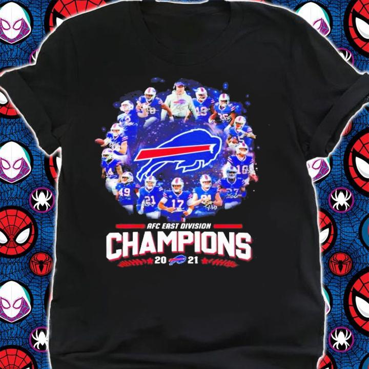 Buffalo Bills AFC East Division Champions 2021 shirt, sweater and hoodie shirt