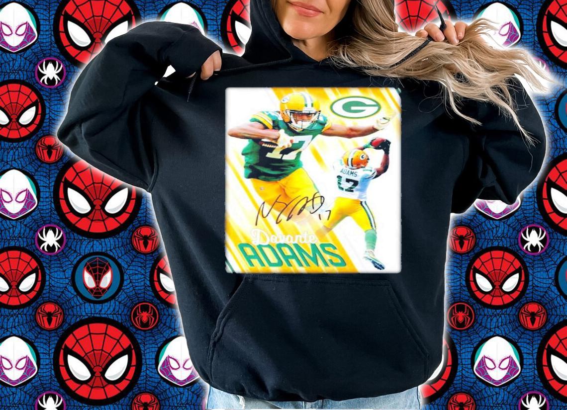 Davante Adams Green Bay Packers signature shirt hoodie