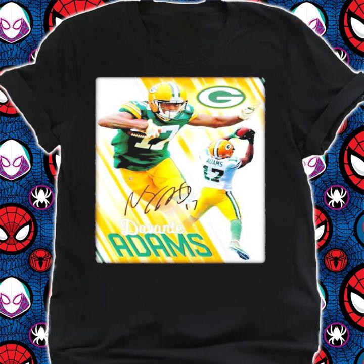 Davante Adams Green Bay Packers signature shirt shirt