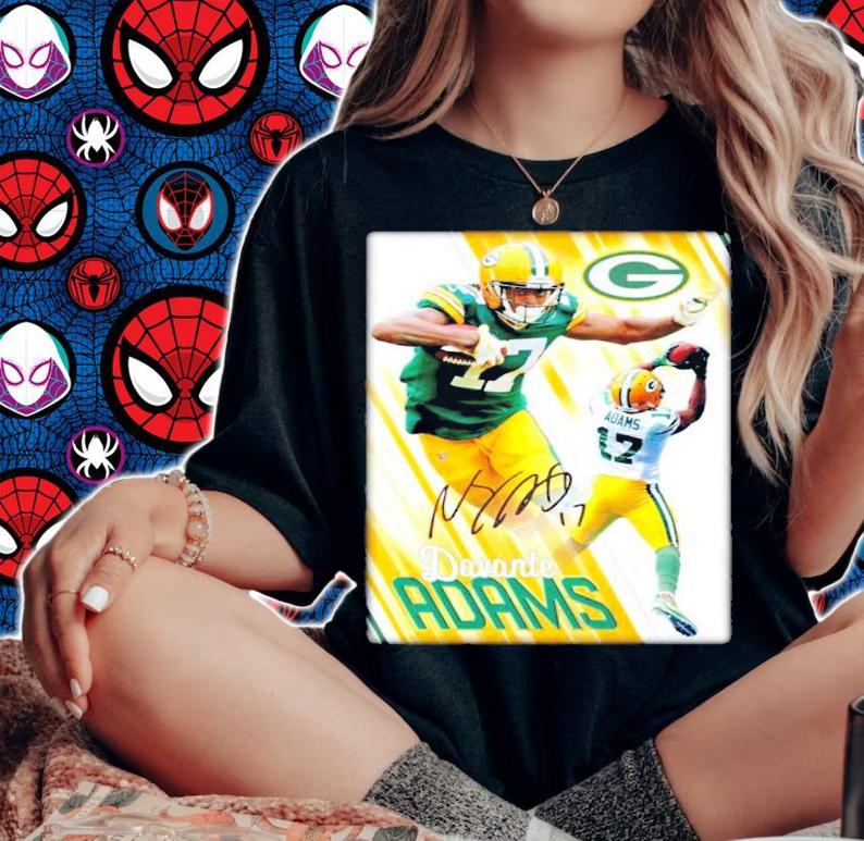 Davante Adams Green Bay Packers signature shirt woman shirt