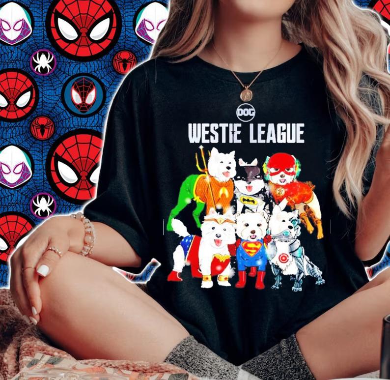 Dog Westie League Marvel dog shirt woman shirt