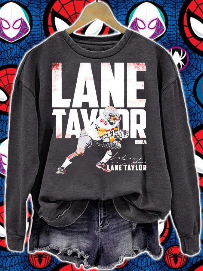 Houston Texans Lane Taylor signature T-shirt sweatshirt