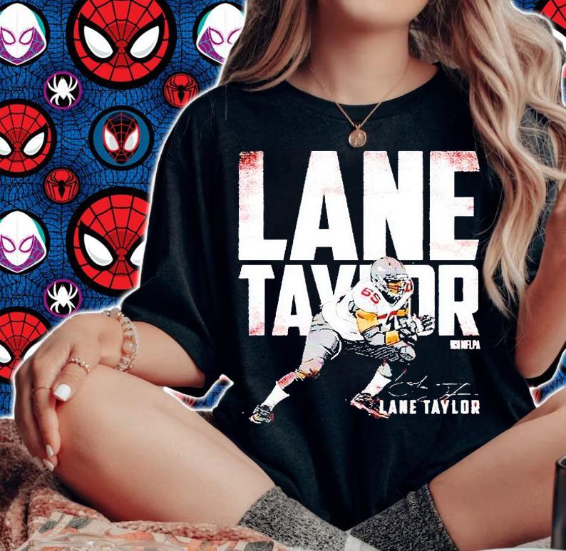 Houston Texans Lane Taylor signature T-shirt woman shirt
